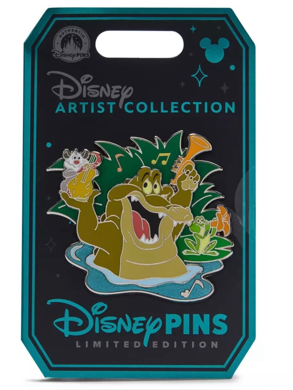 2026 Disney Parks Artist Series Tianas Bayou Adventure Louis pin LE 4000